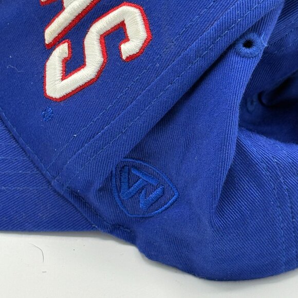 🧢 Vintage Kansas Jayhawks Snapback Hat Top of the World Adjustable KU NCAA - Picture 5 of 7